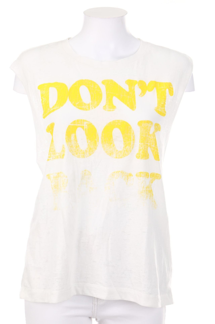 ZARA TRF - Top mit Statement-Print - M
