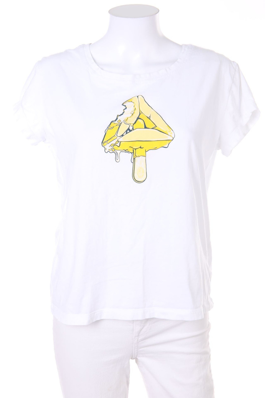 Reebok - Kurzarm-Shirt mit Print - M