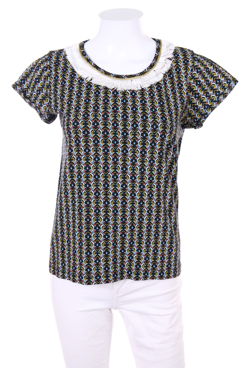 KOOKAI - Kurzarm-Shirt mit Print - D 36