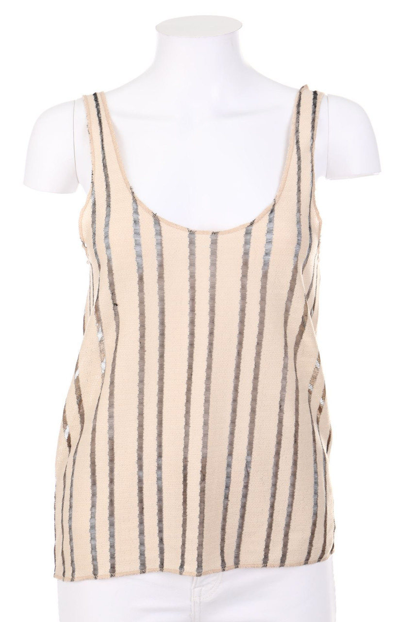 ZARA TRF - Top mit Spitzen-Einsatz - S