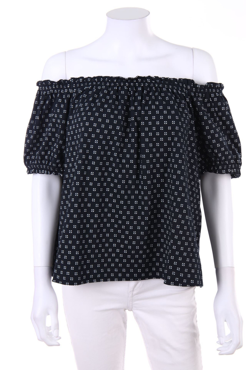 H&M - Carmen-Bluse aus Jersey mit Print - L