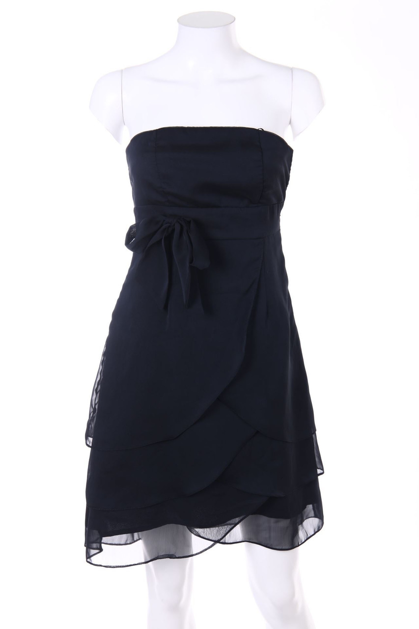 MARIE BLANC - Bandeau-Kleid im Layer Look - D 34