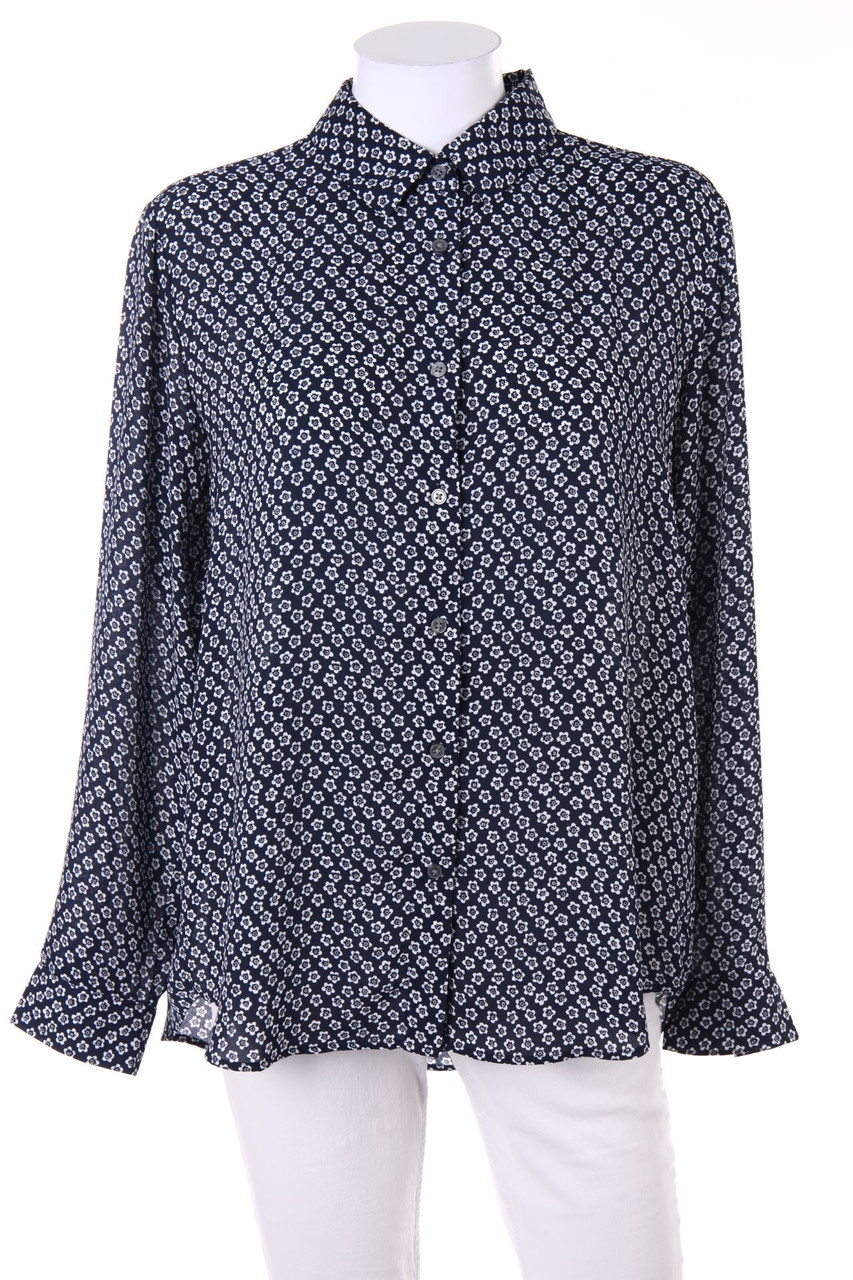 UNIQLO - Hemd-Bluse mit Blumen-Print - M