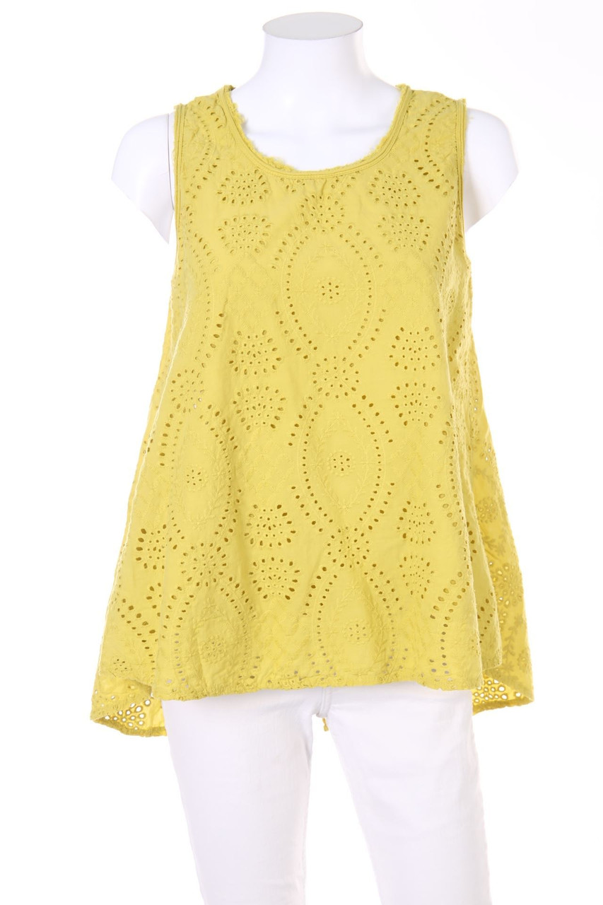 FLY - Blusentop aus Lochspitze - D 42