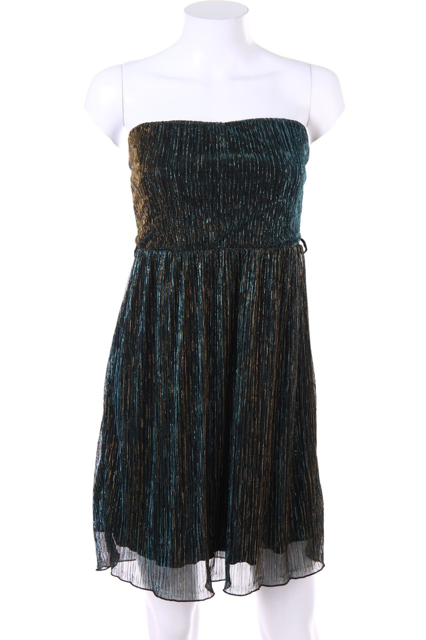 FOREVER 21 - Bandeau-Kleid mit Metallic-Effekt - S