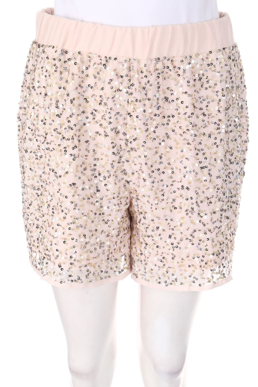 VILA - Shorts mit Pailletten - S