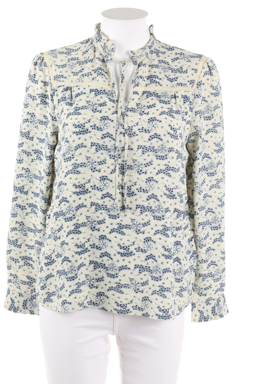 Cyrillus PARIS - Print-Bluse mit Rüschen - D 36