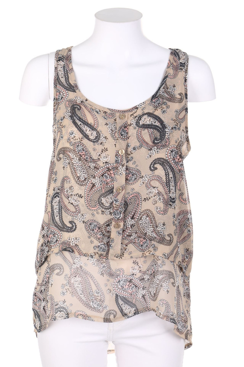 zebra - Blusentop mit Paisley-Print - S