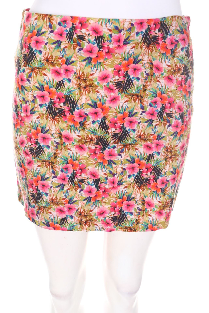 NAF NAF - Minirock mit floralem Muster - D 34