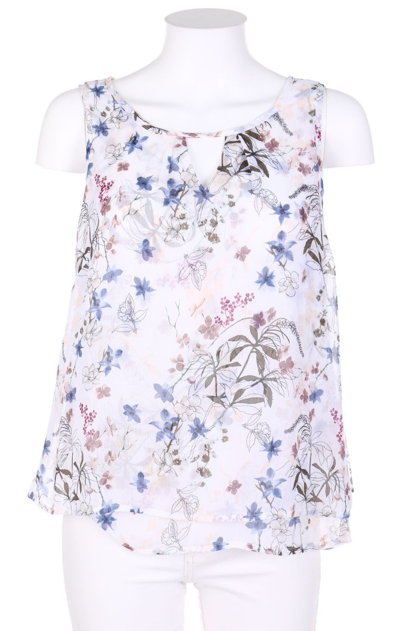 FREEQUENT - Blusentop mit floralem Muster - XS