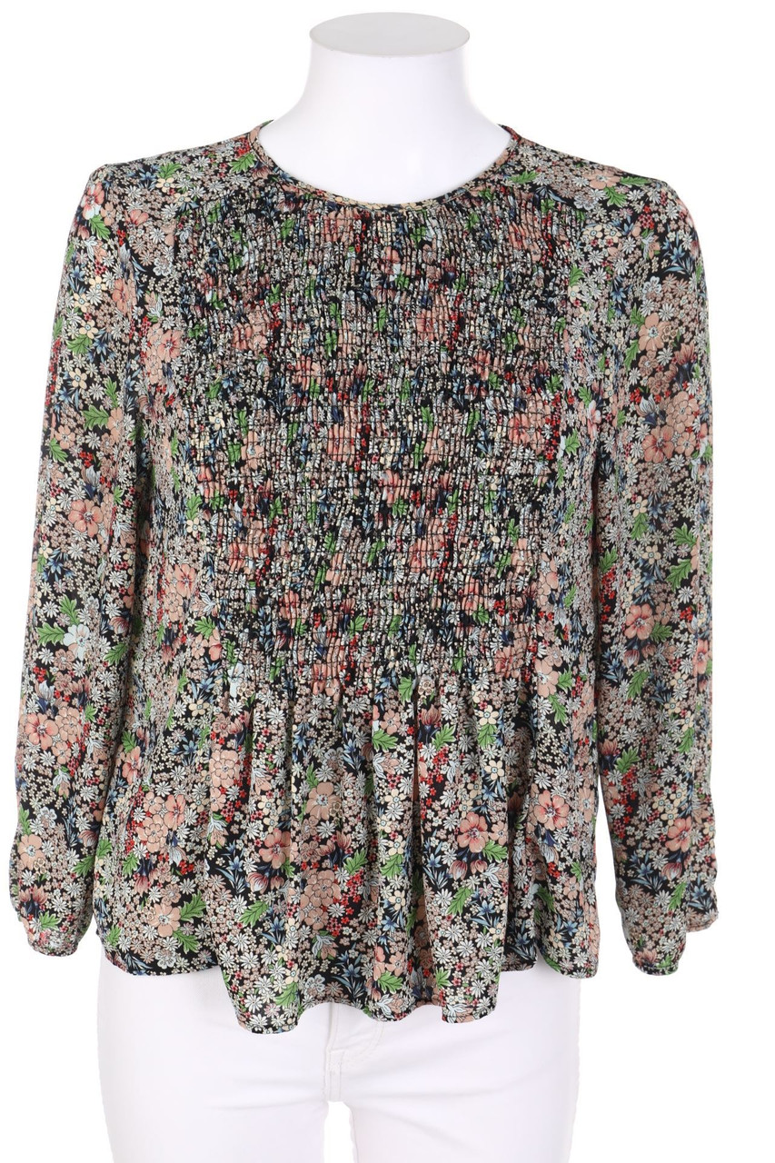 ZARA - Bluse mit floralem Muster - L