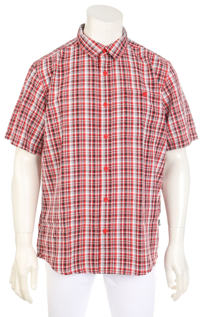 THE NORTH FACE - Kurzarm-Hemd mit Karo-Muster - L