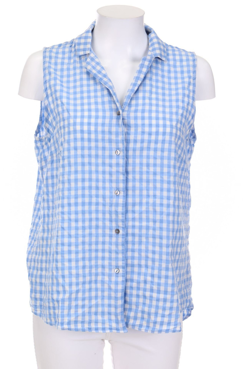 ESPRIT de corp - Blusentop mit Karo-Muster - M