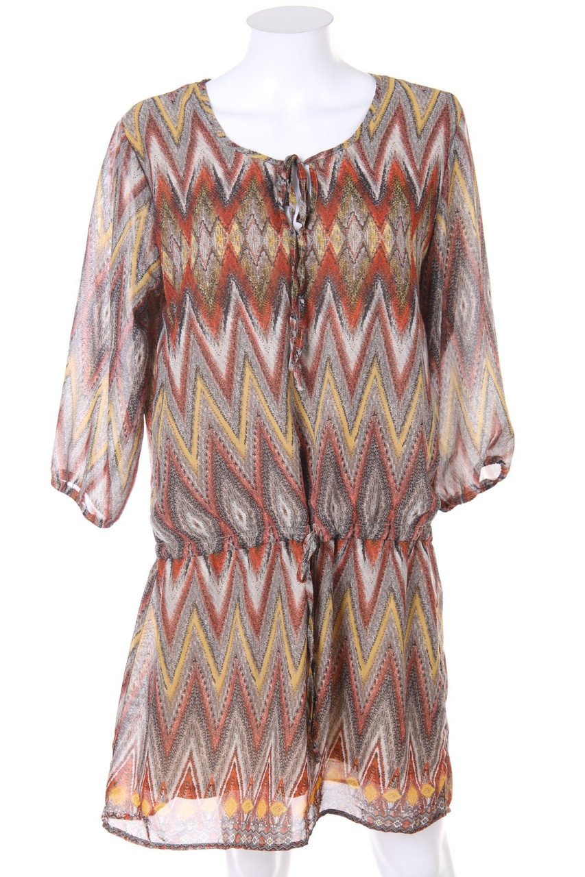 Ohne Label - Long-Bluse mit 3/4-Ärmel - D 44