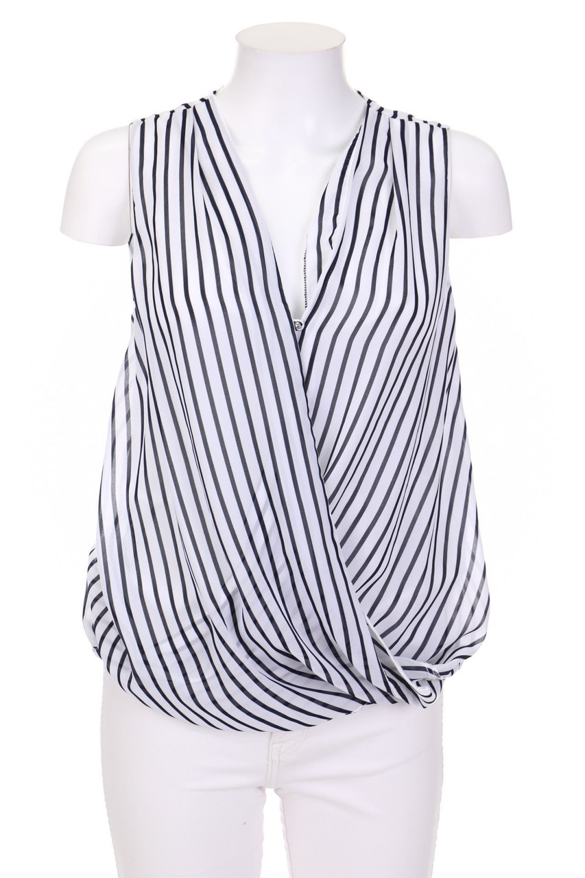 H&M - Blusentop mit Streifen - D 36