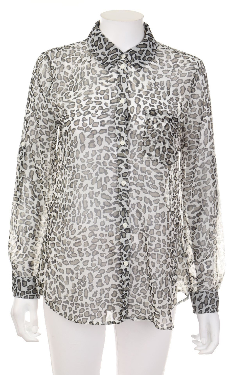 ESPRIT - Bluse mit Animal-Print - D 36