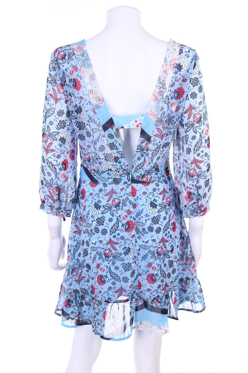 House - Minikleid mit floralem Muster - M