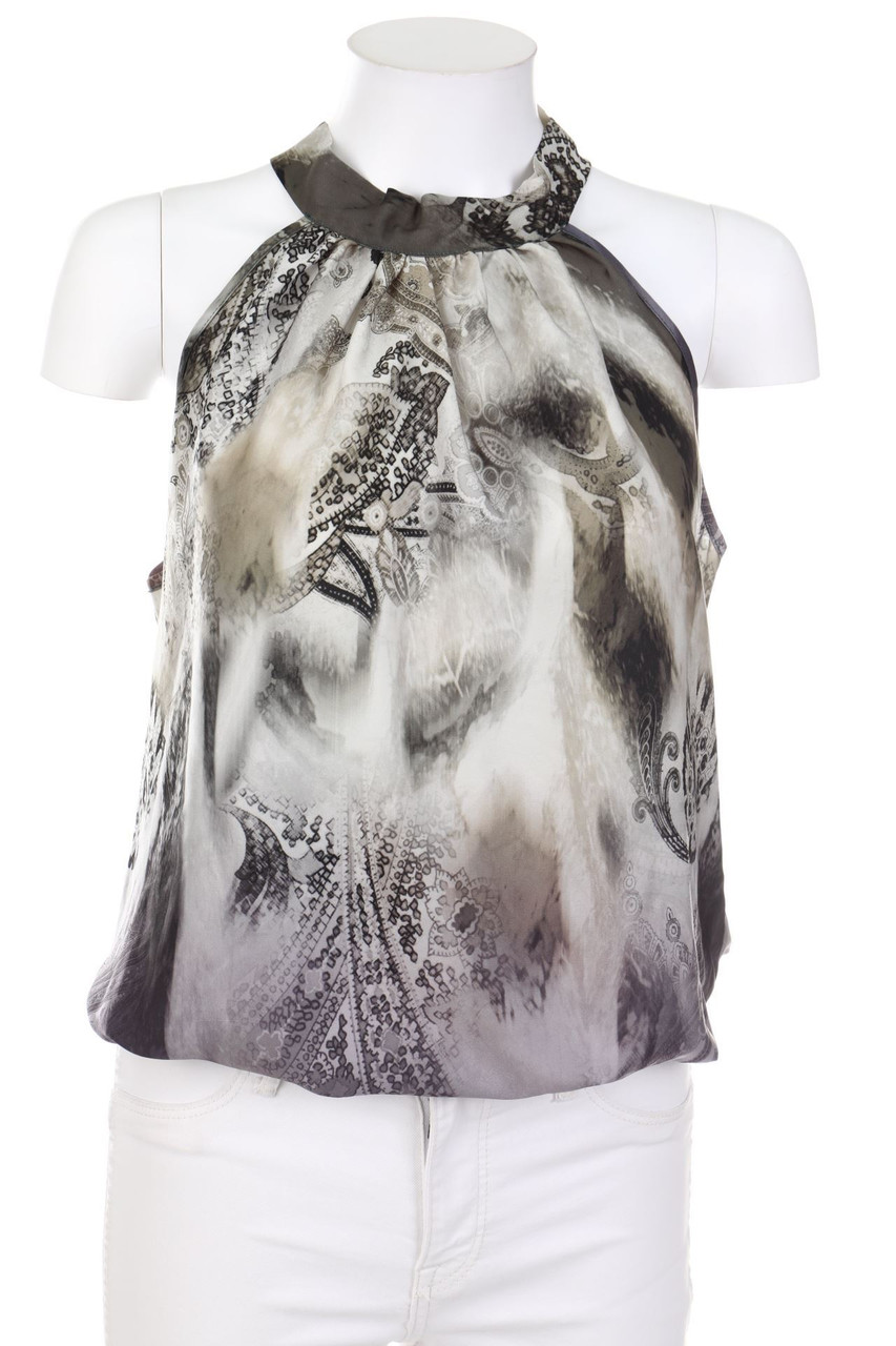 Ohne Label - Blusentop mit floralem Muster - D 36