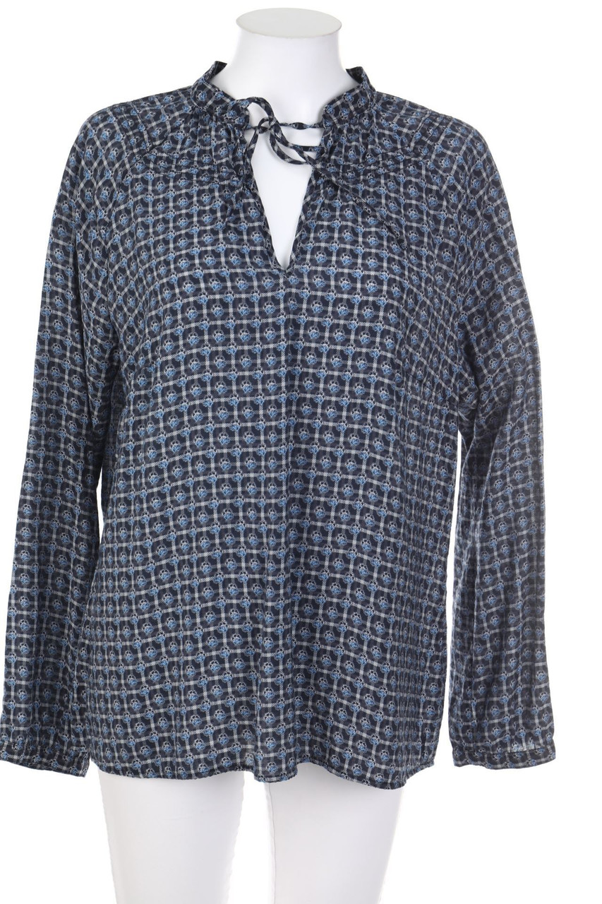 Ohne Label - Tunika-Bluse mit floralem Muster - L