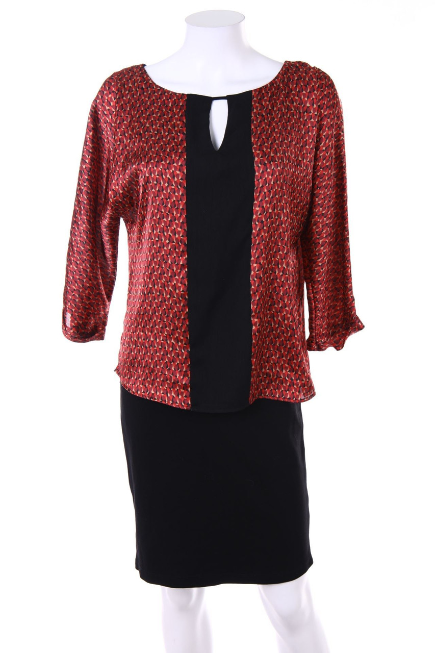 promod - Kleid im Layer Look mit Print - D 34