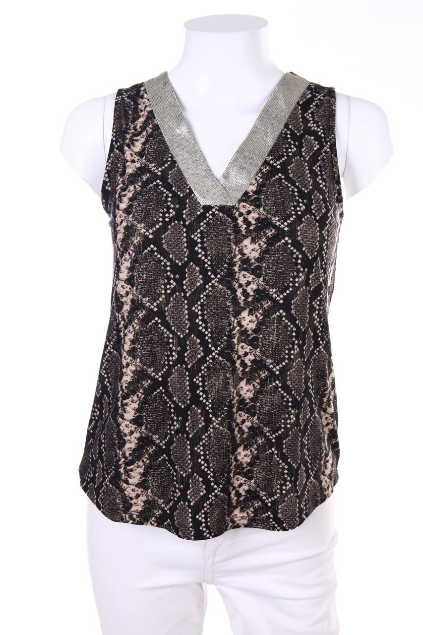 MORGAN - Top mit Animal-Print - XS
