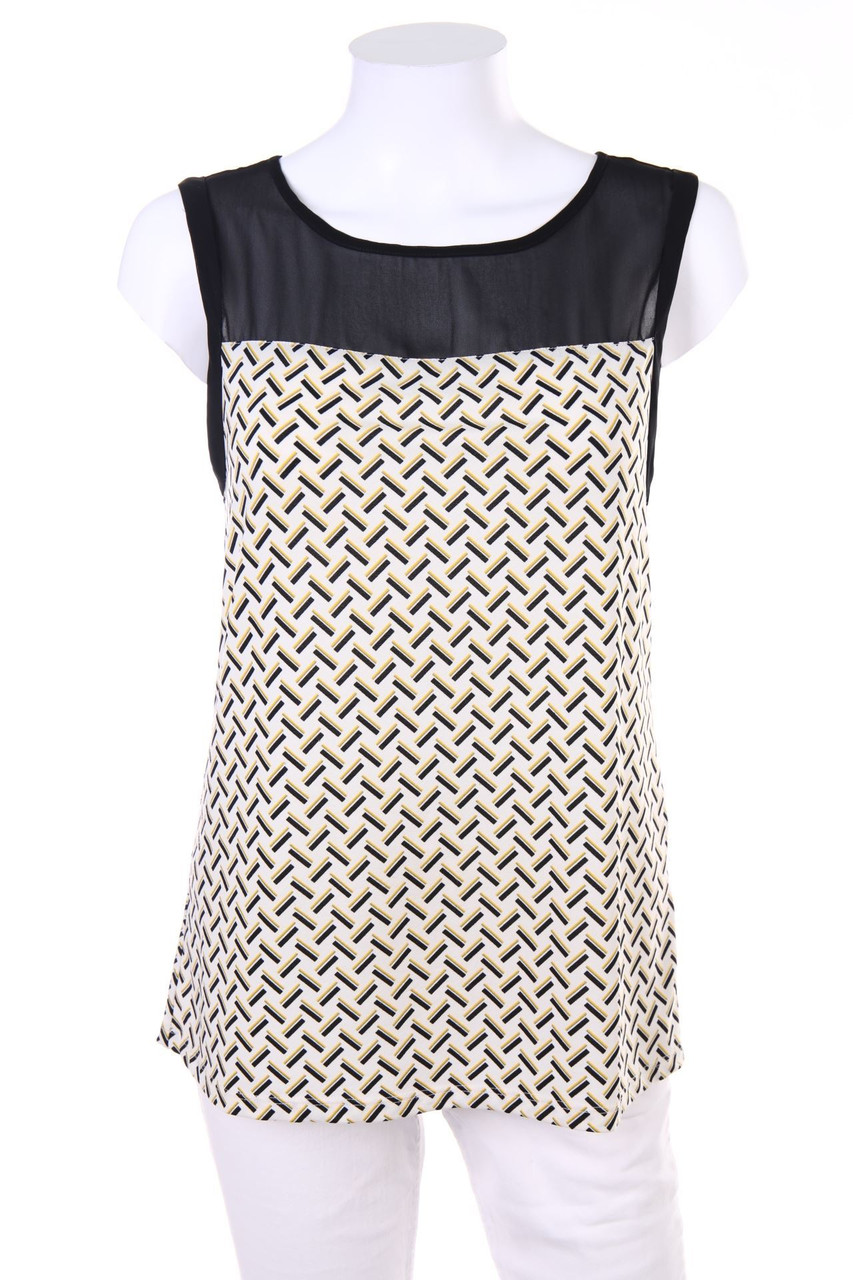 CAMAÏEU - Blusentop mit Geo-Print - D 36-38