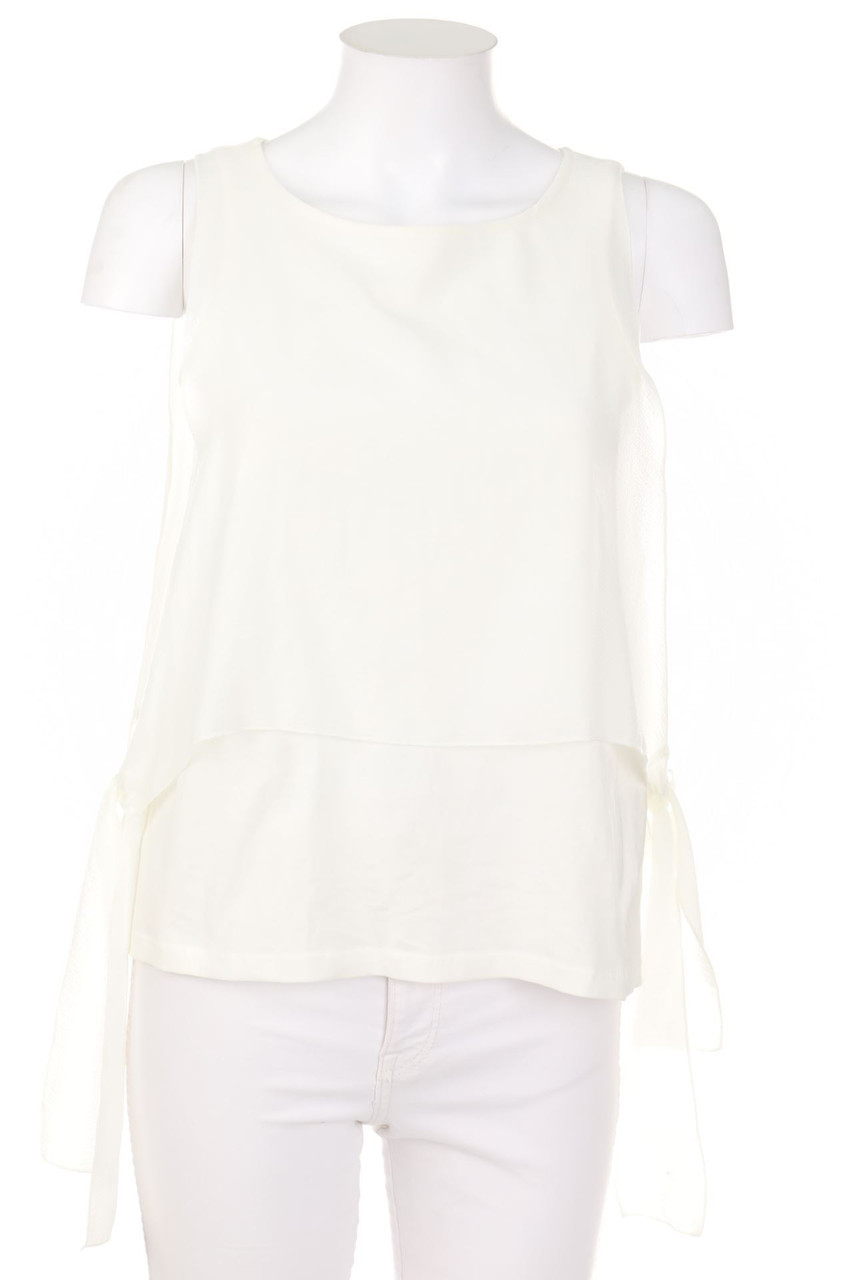 ZARA - Blusentop im Layer Look zum Knoten - S