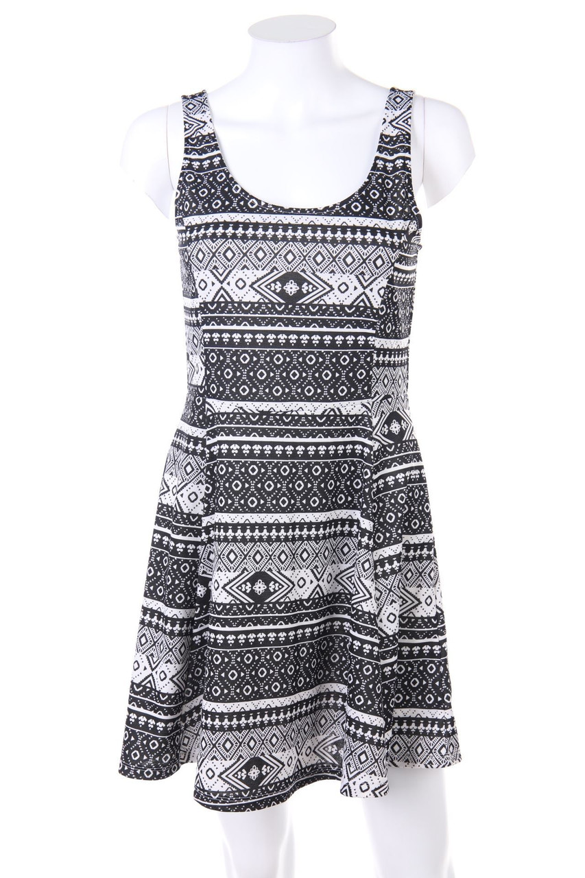 H&M - Skater-Minikleid mit Ethno-Print - D 36