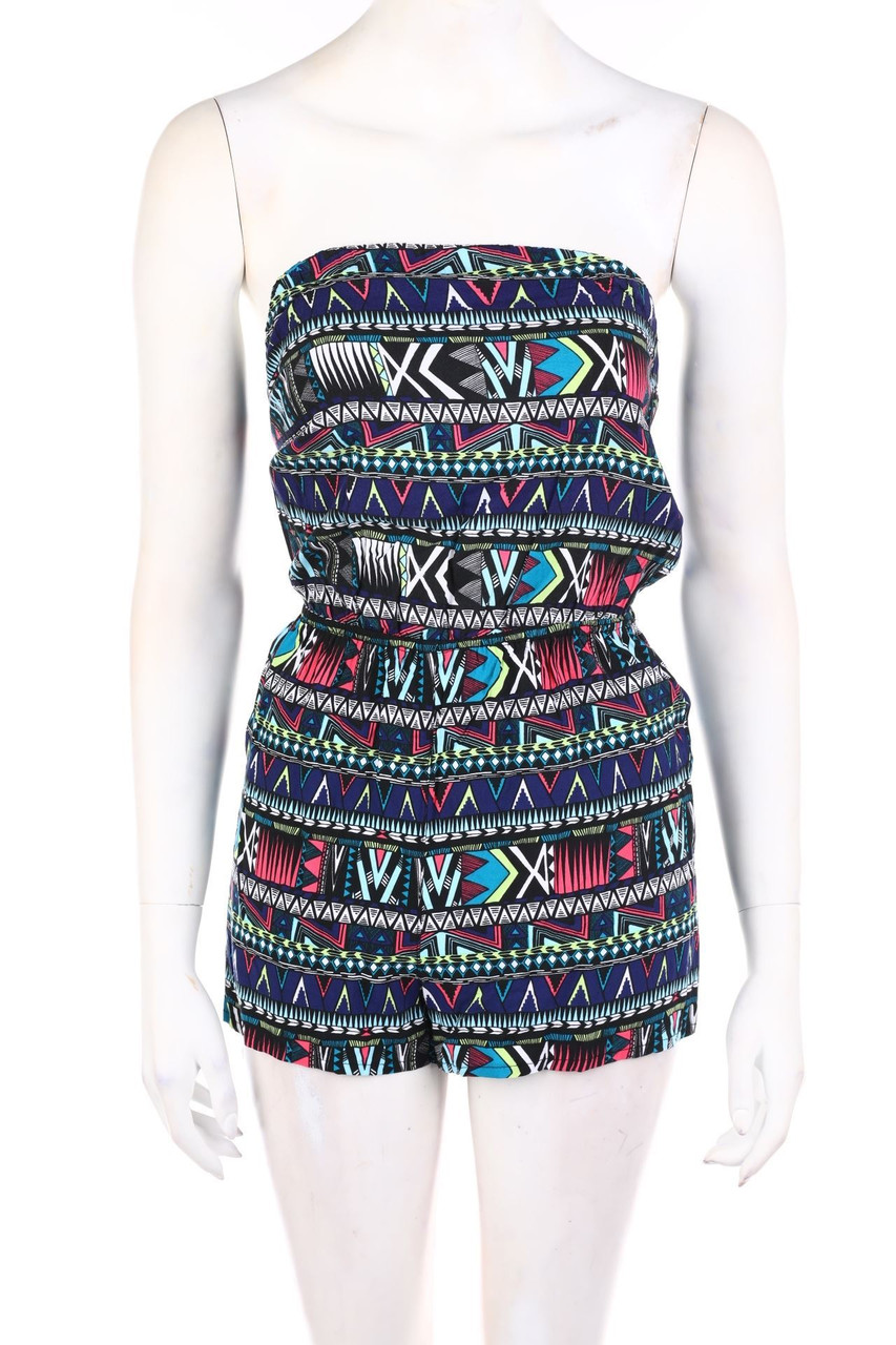 H&M DIVIDED - Playsuit mit Ethno-Print - D 36