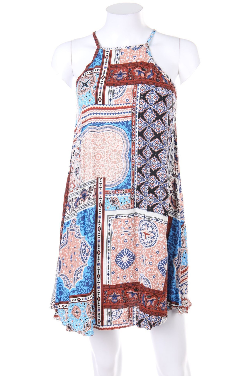 Ohne Label - Minikleid mit Print - D 36