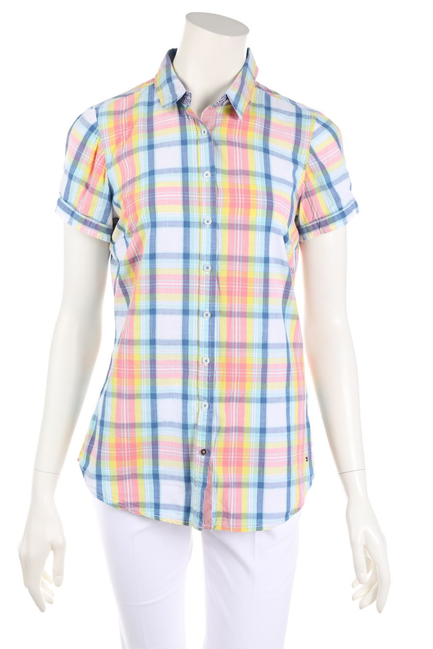TOMMY HILFIGER - Hemd-Bluse mit kurzem Ärmel - D 40