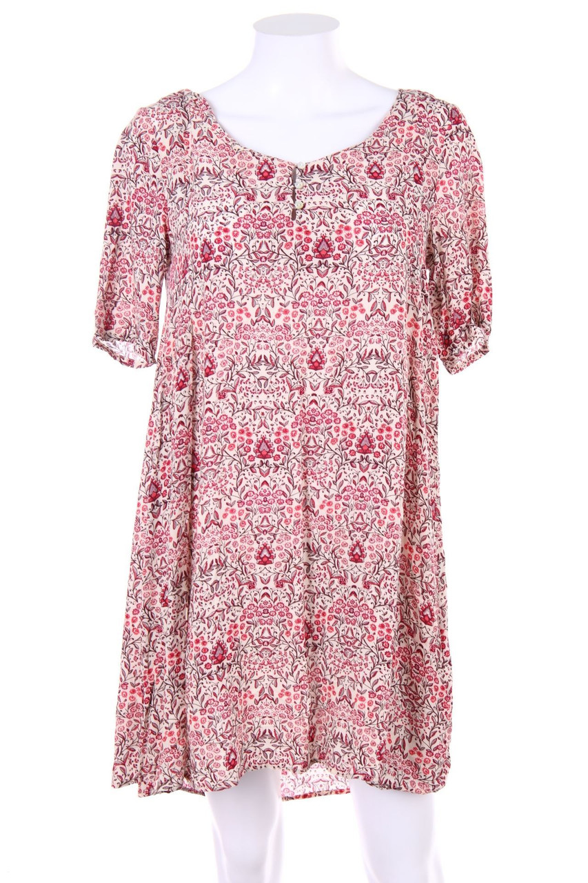 ÅHLÉNS - Kleid mit floralem Muster - D 36