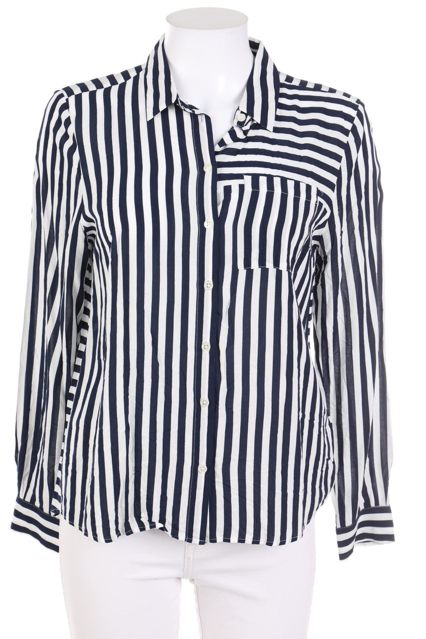 MORE & MORE - Hemd-Bluse mit Streifen - D 38