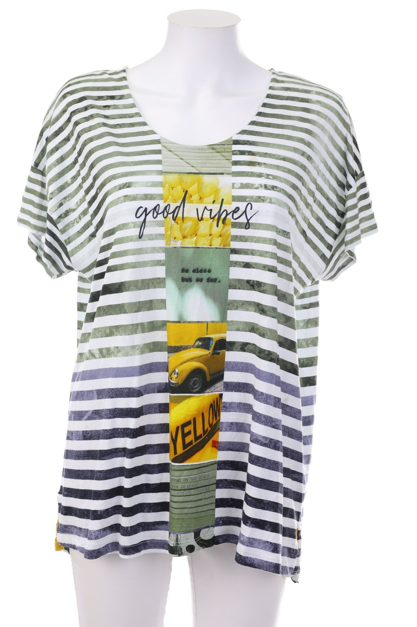 KENNY S. - Kurzarm-Shirt mit Print - D 44