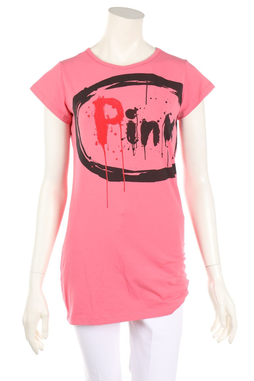 MOSCHINO CHEAP AND CHIC - Kurzarm-Shirt mit Statement-Print - D 36