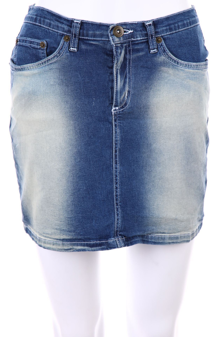 CLOCKHOUSE by C&A - Mini-Jeansrock im Used Look - D 38