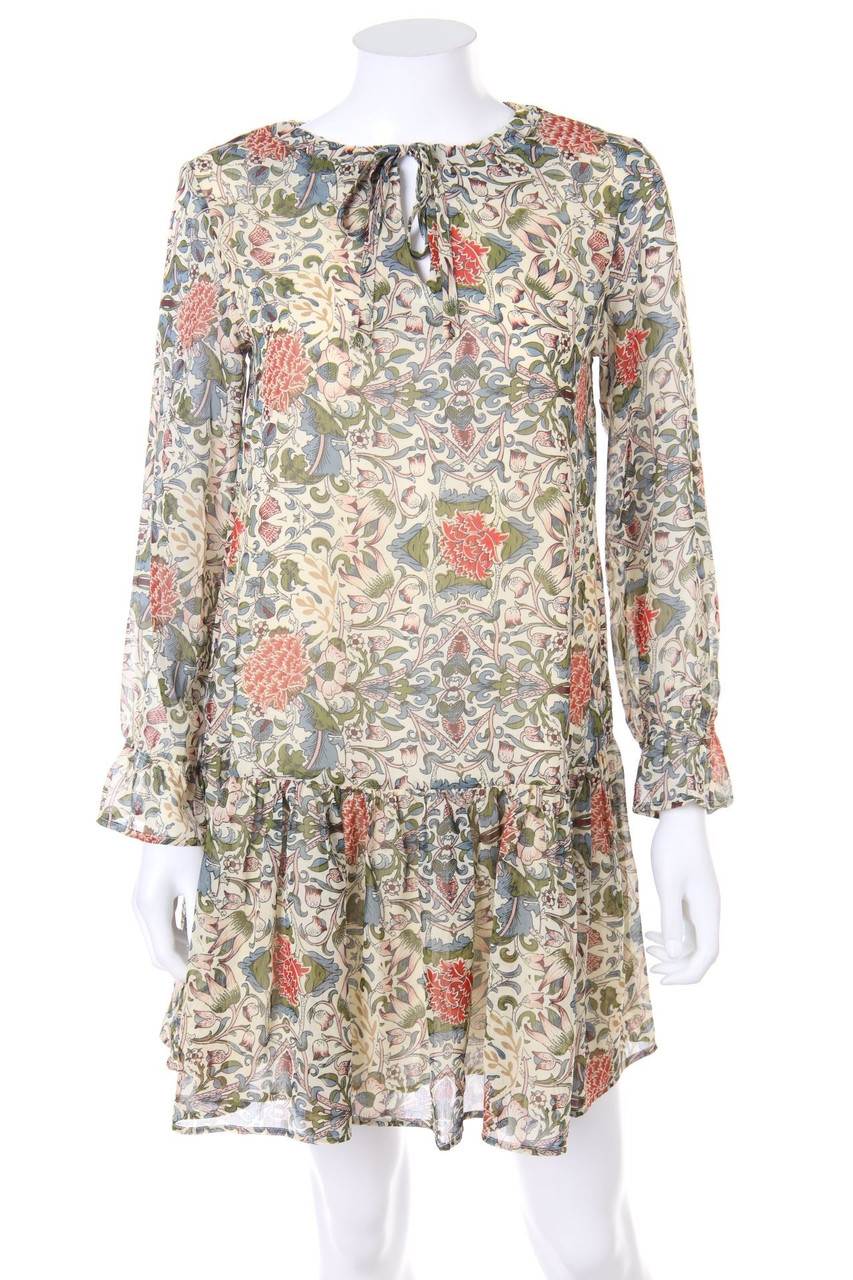 MANGO - Minikleid mit floralem Muster - XS