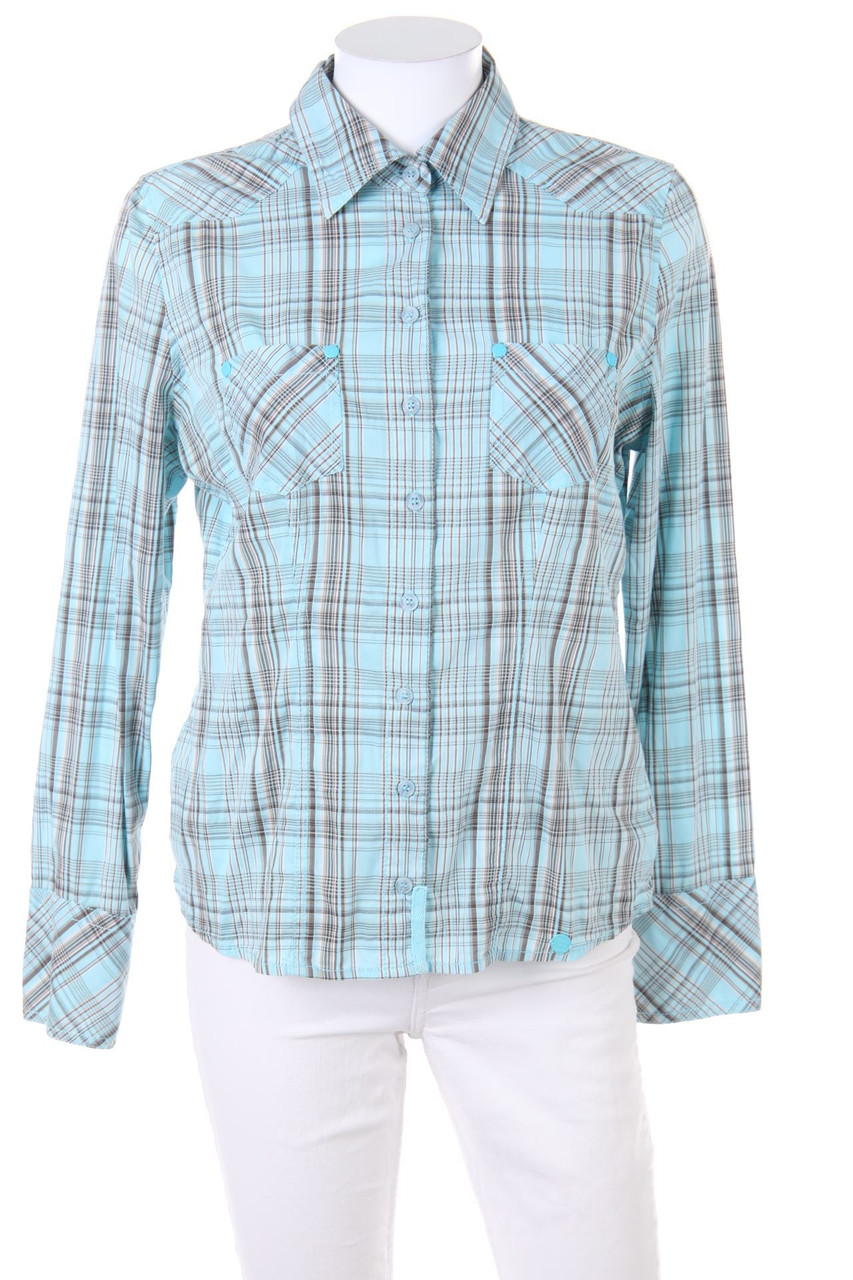 Street One - Hemd-Bluse mit Karo-Muster - D 38