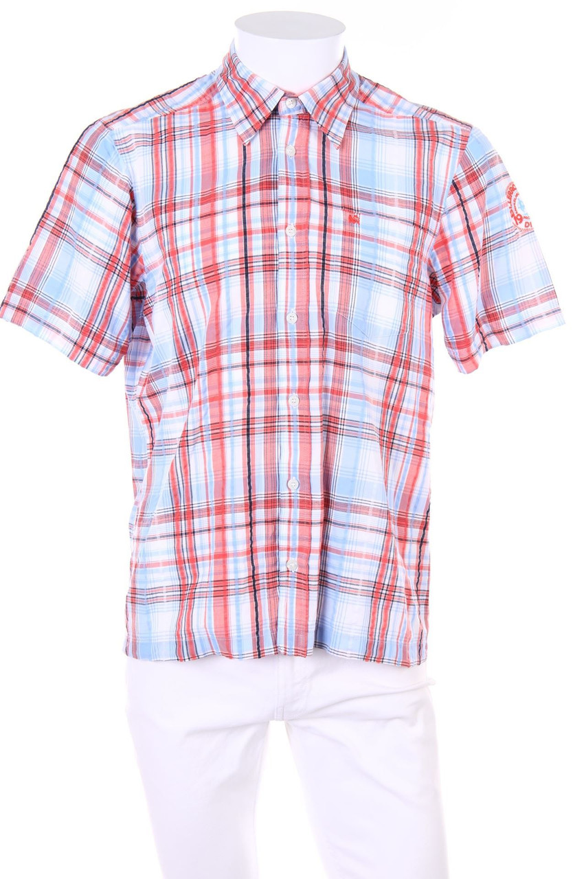 LERROS - Kurzarm-Hemd mit Karo-Muster - M