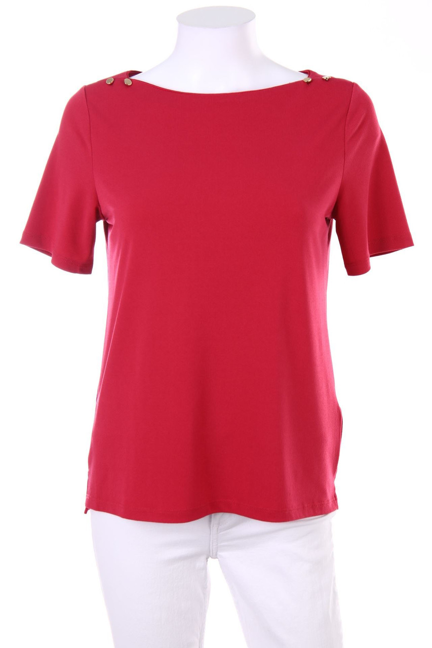 ESPRIT - Kurzarm-Shirt mit Applikationen - S