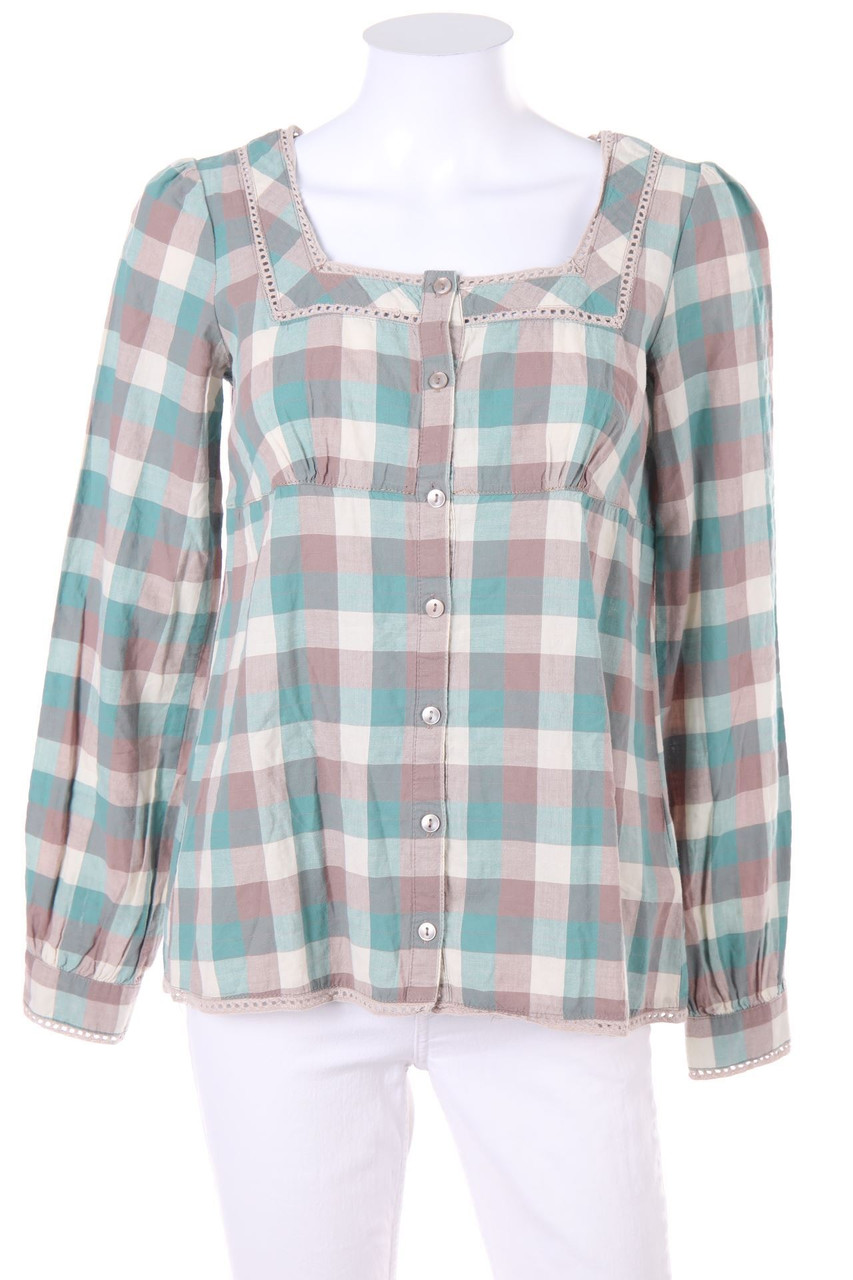 REVIEW - Bluse mit Karo-Muster - S