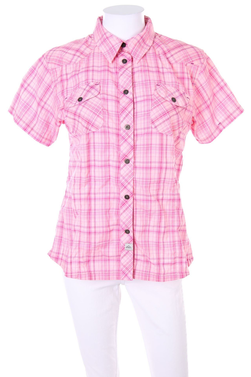 McKINLEY - Tartan-Hemd-Bluse mit kurzem Ärmel - D 40
