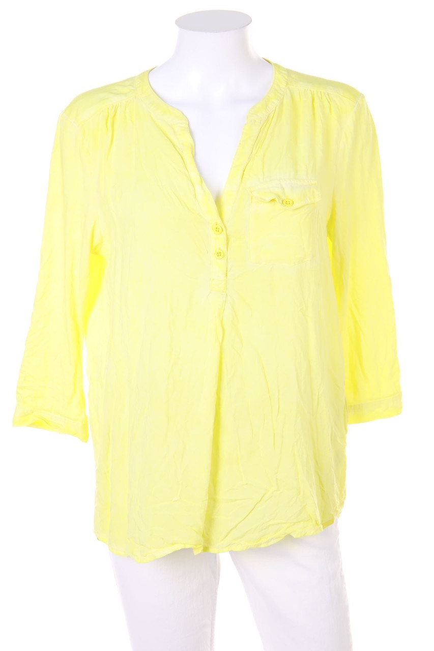 Q/S designed by s.Oliver - Garment Dyed-Bluse mit 3/4-Ärmel - D 38