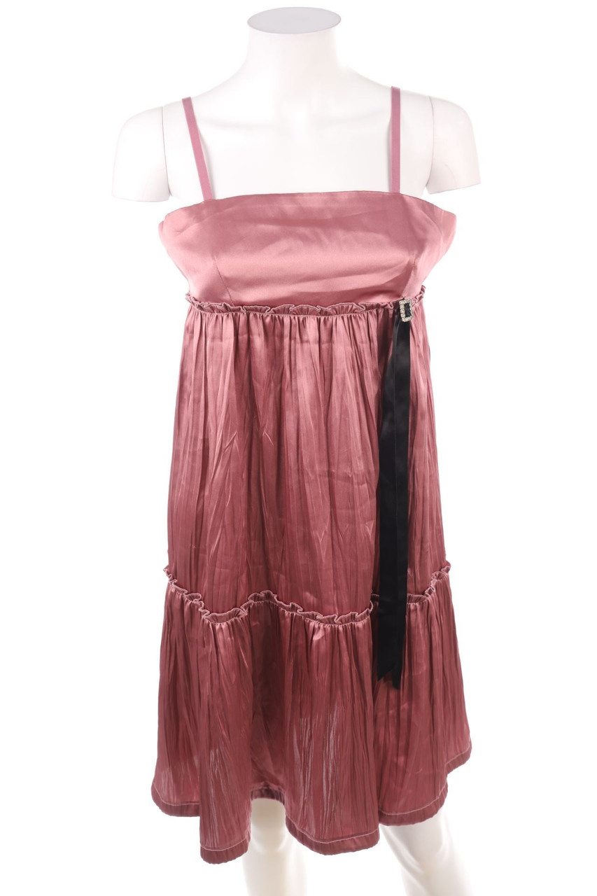 Ohne Label - Abendkleid mit Rüschen - M