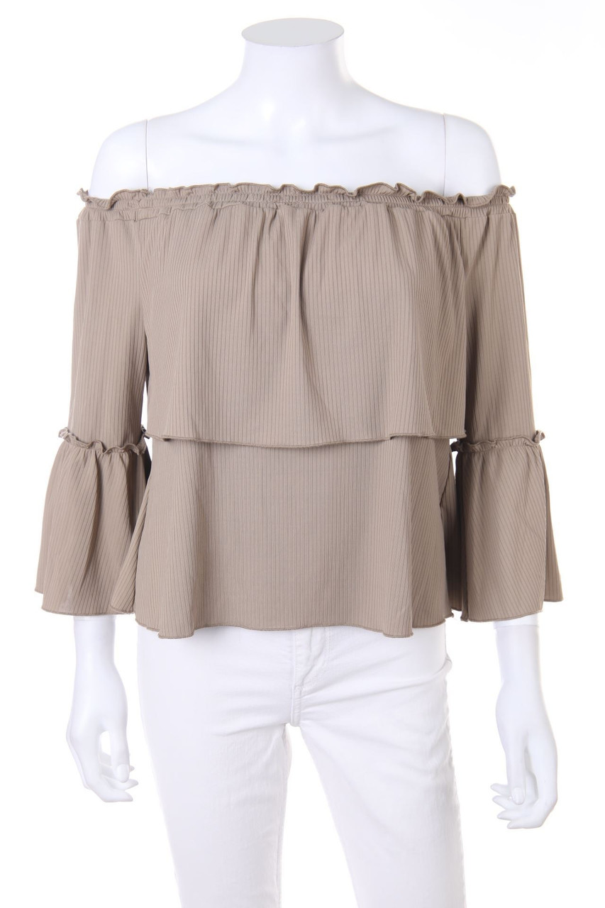 OBJECT - Volants-Carmen-Shirt - M