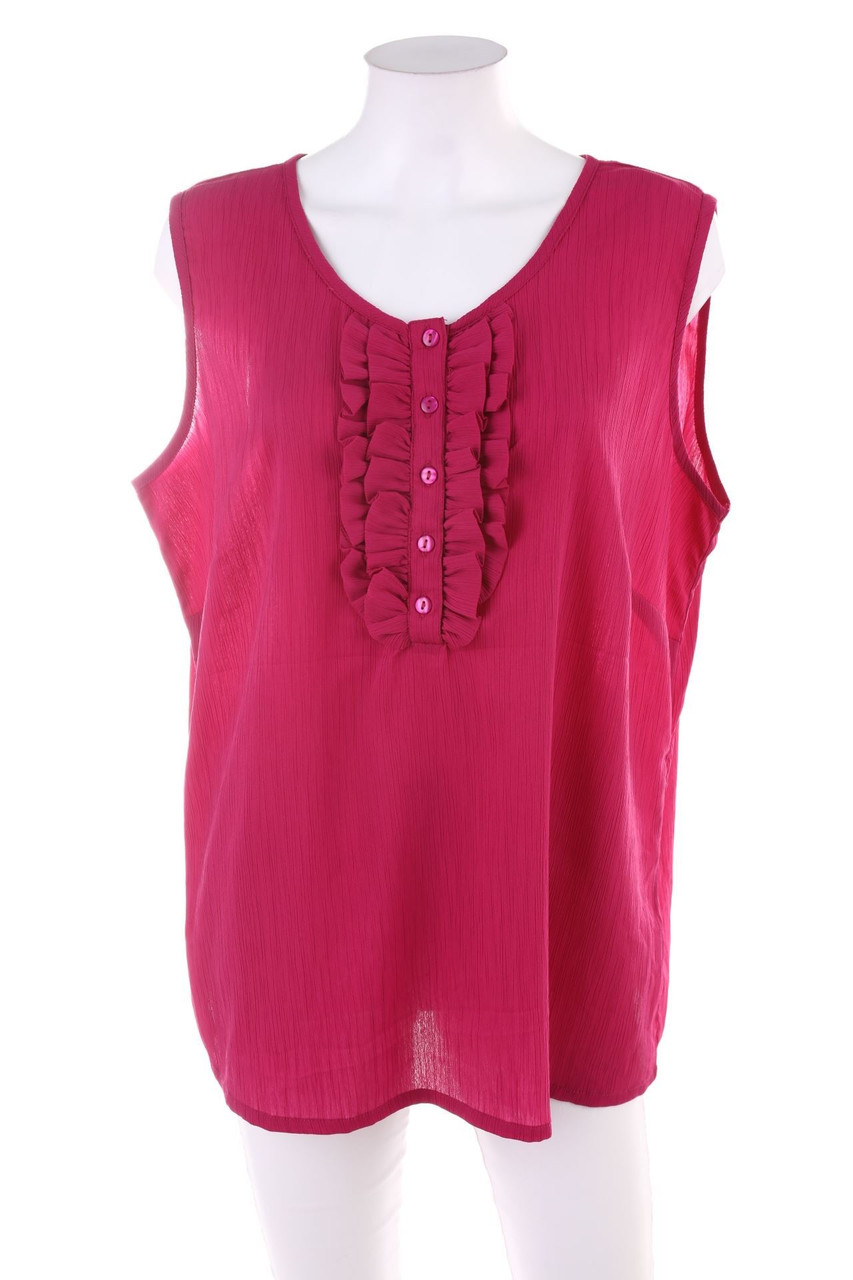 Ohne Label - Blusentop mit Rüschen - D 52