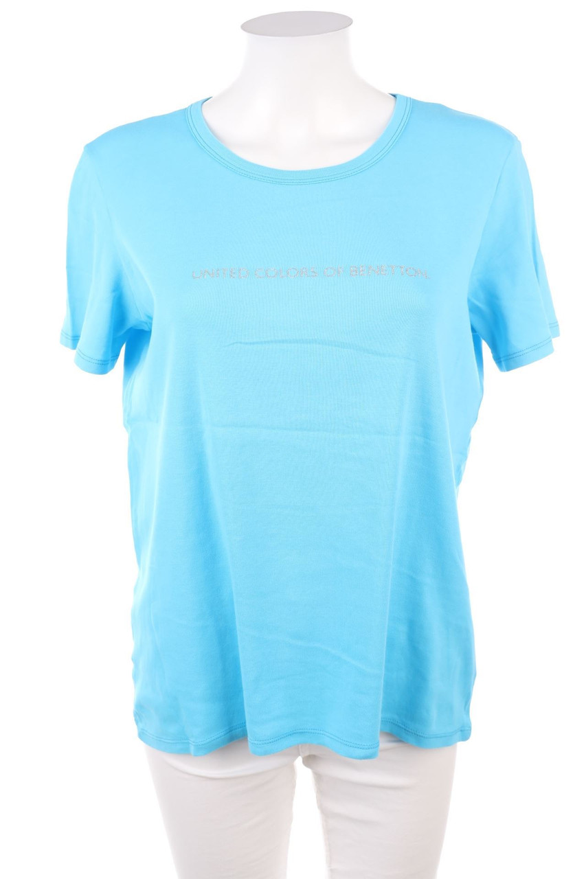UNITED COLORS OF BENETTON - Kurzarm-Shirt mit Glitzer - D 44