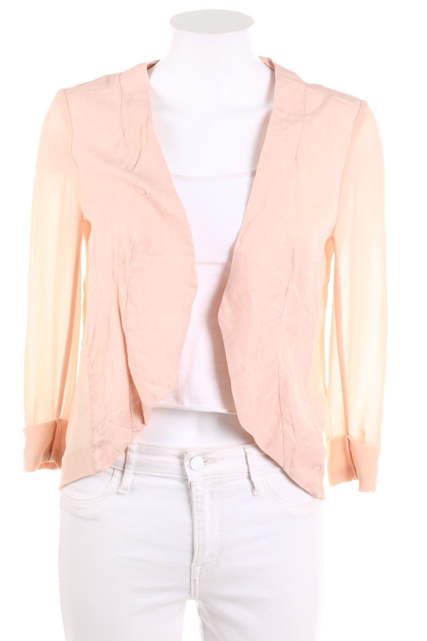 Bershka - Blazer-Jacke mit Chiffon - M