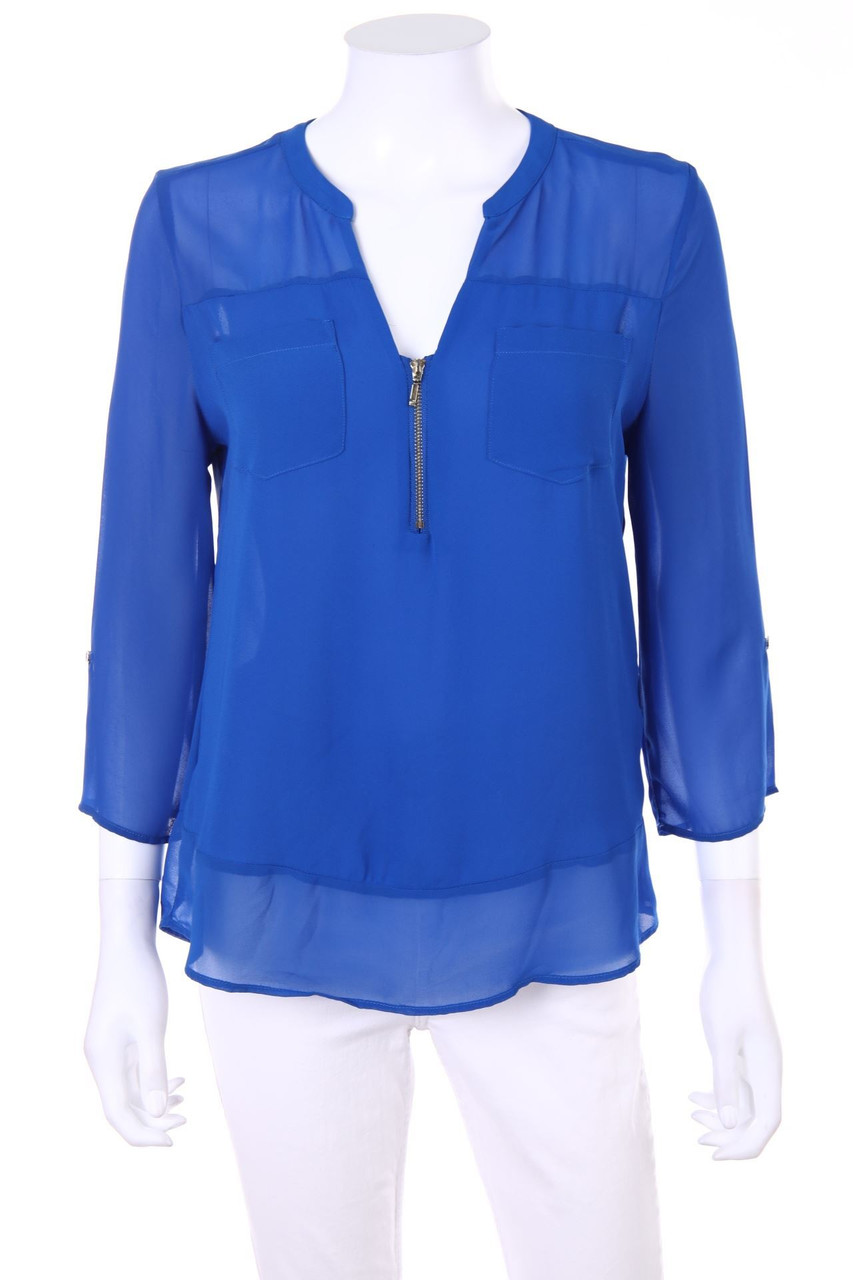 AVANT PREMIERE - Tunika-Bluse mit Roll-up-Manschette - D 32