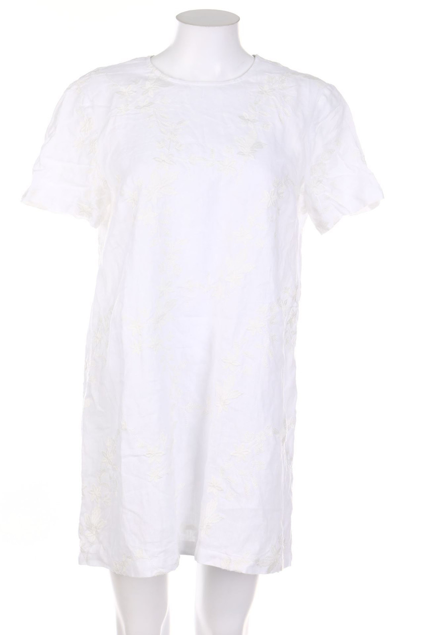 ZARA WOMAN - Minikleid mit floralem Muster - L